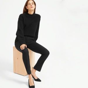 Everlane Slim Wool Pant | Black | Size 8